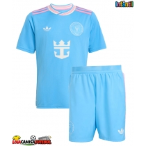 Camisa de Futebol Inter Miami Equipamento Alternativo Infantil 2025-26 Manga Curta (+ Calças curtas)